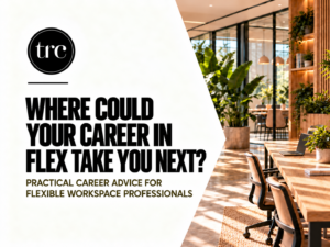 Flexible workspace professional planning their next career step